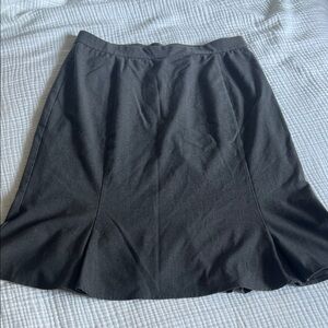 Briggs New York Charcoal A-Line Skirt